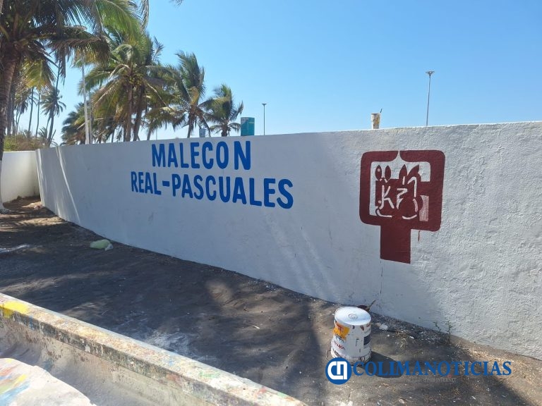 Dan nueva imagen al Malecón de Tecomán con mantenimiento integral
