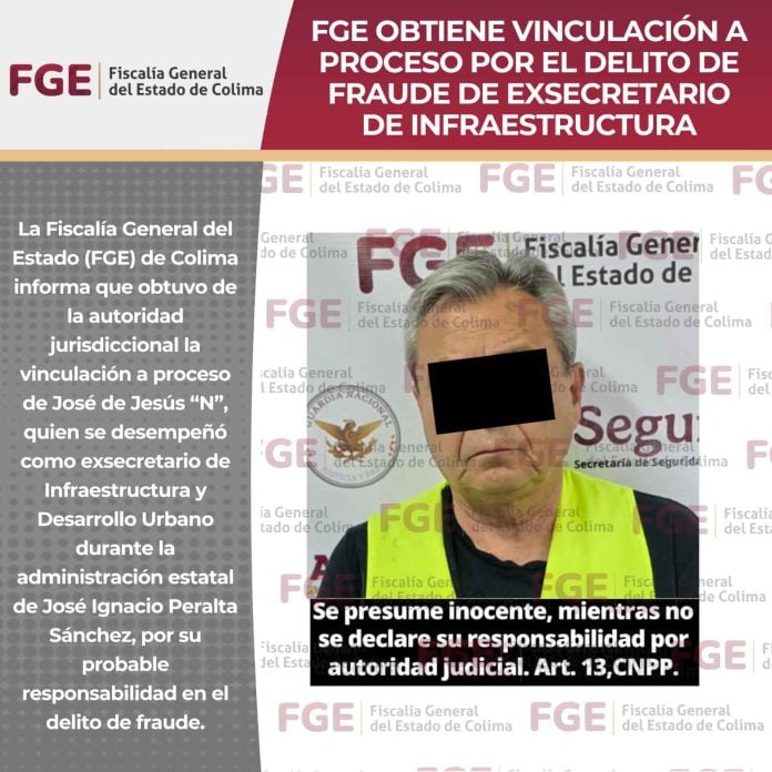 FOTO- 0318 VINCULACIÓN A PROCESO EXSECRETARIO DE INFRAESTRUCTURA