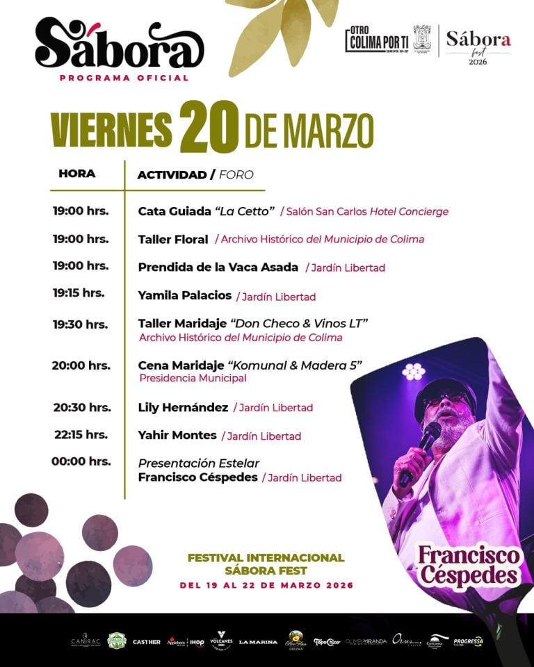 Continúa el éxito del Festival Sábora Fest 2026; agenda para este viernes