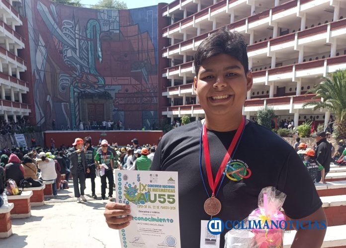 Gana alumno FIME bronce en concurso nacional de matemáticas GAU55
