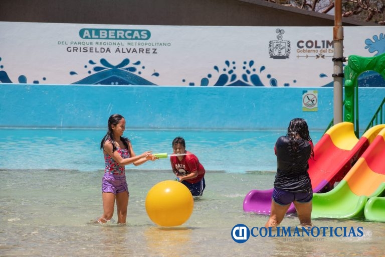 Indira Vizcaíno anuncia acceso gratuito estas vacaciones a los parques Regional de Colima y Metropolitano de Tecomán y a sus albercas