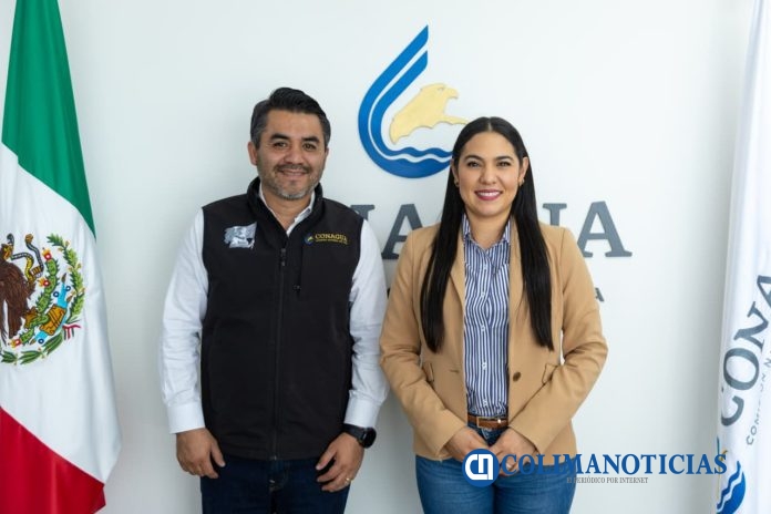 Indira Vizcaíno da seguimiento a proyectos hídricos para Colima ante Conagua