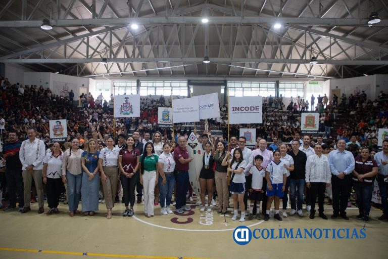 Gobernadora de Colima inauguró los Juegos Deportivos Escolares de la Educación Básica 2026