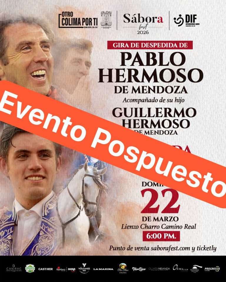Pablo y Guillermo Hermoso de Mendoza posponen su visita a Colima