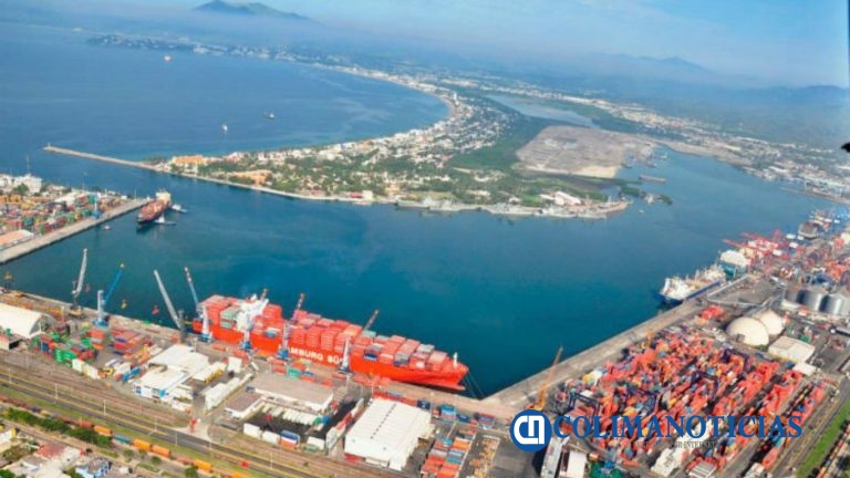 Más de 665 mil contenedores se movilizaron en el primer bimestre del año en el Puerto de Manzanillo