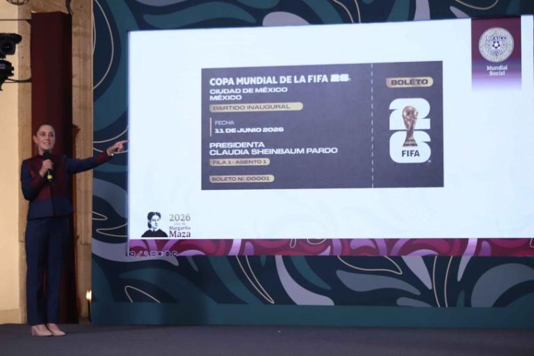 Claudia Sheinbaum, rifará su boleto para la inauguración del mundial