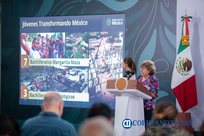 Subsecretaria de Construcción de Paz anuncia creación de 7 bachilleratos ‘Margarita Maza’ en el estado de Colima