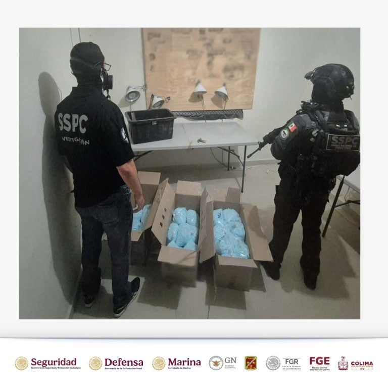 Trabajo coordinado entre Estado y Federación generó decomiso de más 270 kg de fentanilo
