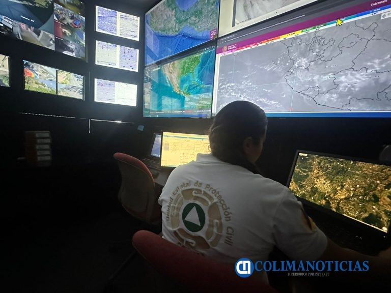Volcán de Fuego continúa en calma y con riesgo bajo: UEPC Colima