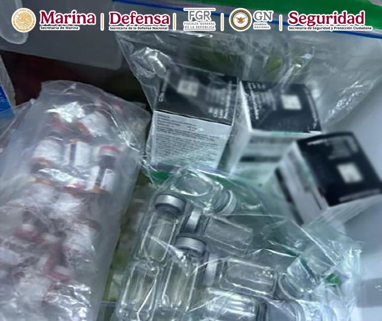 Aseguran vacunas falsas contra VPH, sarampión y neumococo en el Estado de México