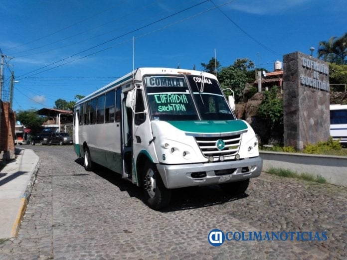 Aumentará tarifas del transporte suburbano en rutas de Colima a Comala y Coquimatlán