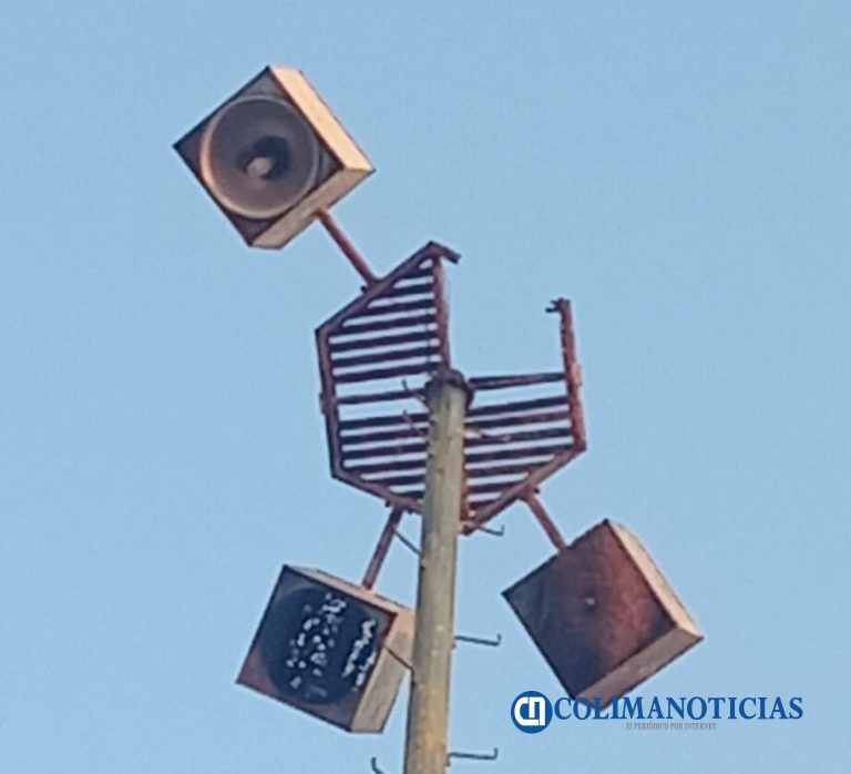 Denuncian poste dañado con enjambre en parque de Cerro de Ortega