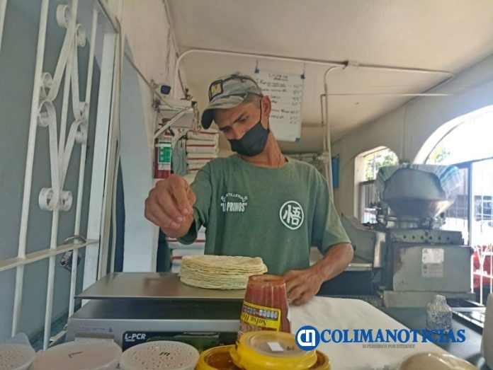 En Colima aumentará en mayo el precio de tortilla entre 3 y 5 pesos