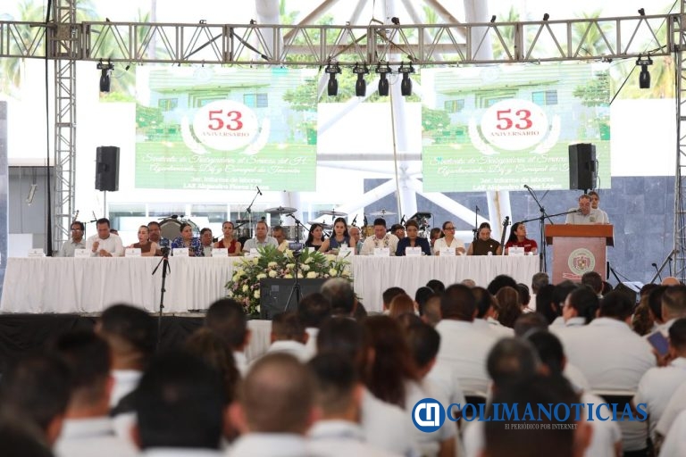 Entre reclamos y reconocimientos, sindicato de Tecomán fija postura en su aniversario 53