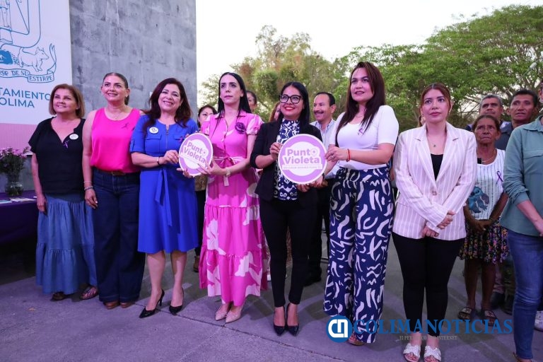 Gobierno del Estado de Colima instala el quinto Punto Violeta en la entidad