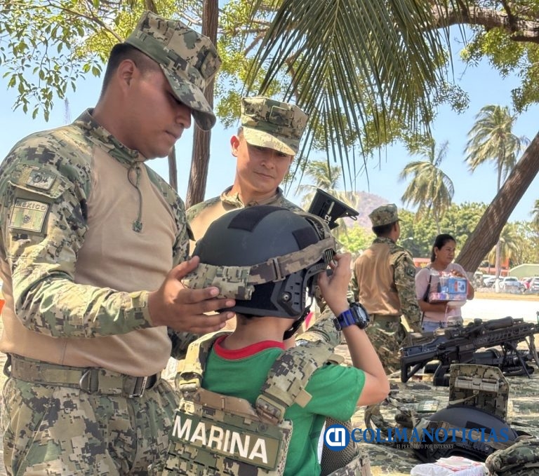 La Sexta Región Naval celebra el “Día del Niño” con convivencia temática de la “Copa Mundial de Futbol 2026”, en Manzanillo, Colima