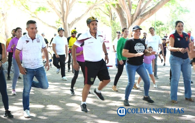 Más de 150 personas participaron en la ‘Rodada por la Paz’ que organizó Incode en La Campana