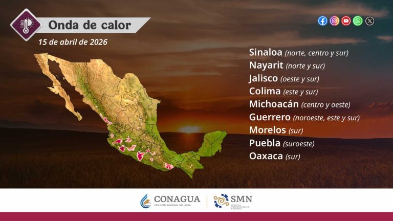 Advierte el SMN que la onda de calor prevalecerá en Colima esta semana