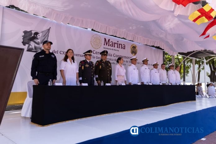 Participa Indira Vizcaíno en ceremonia por el 112 aniversario de la Gesta Heroica del Puerto de Veracruz (3)