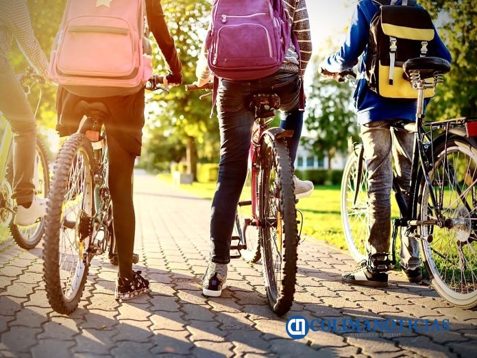 Piden mayor responsabilidad en el uso de la bicicleta como transporte escolar