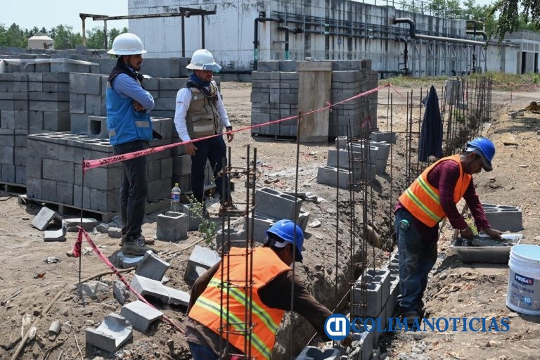 Avanza rehabilitación de Planta de Tratamiento de Armería