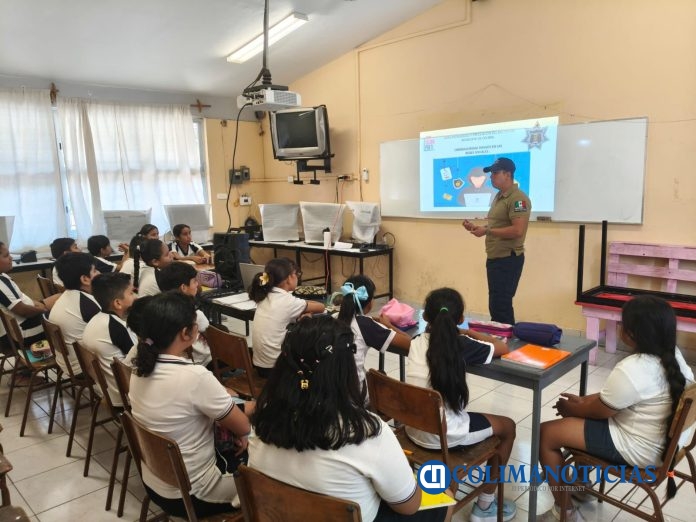 Policía Municipal de Colima Capacita a 170 Estudiantes de Primaria en Ciberseguridad y Uso Responsable de Redes Sociales