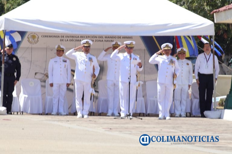 La Secretaría de Marina-Armada de México realiza Ceremonia de Cambio de Mando de Armas en la Décimo Cuarta Zona Naval