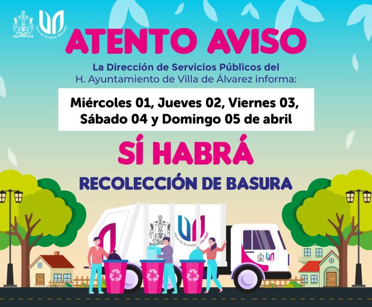 ‎En VdeA, sí habrá recolección ‎de basura en Semana Santa