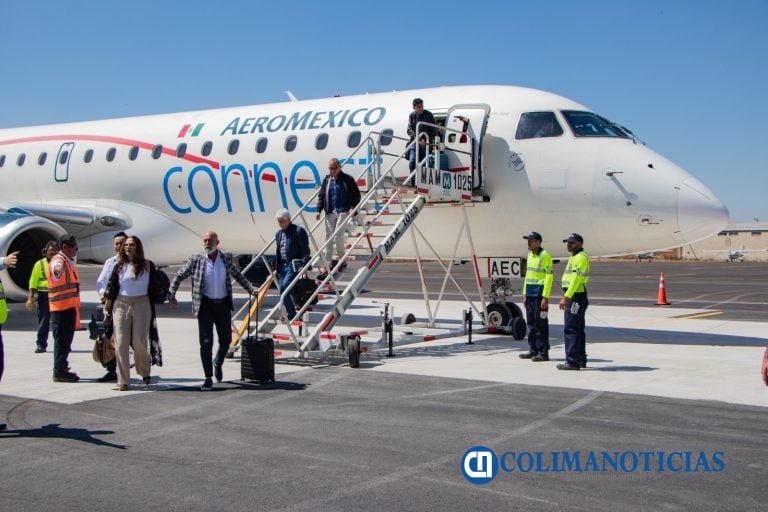 Aeroméxico regresa vuelo Colima-México al AICM y fortalece conectividad aérea del estado: Subsectur
