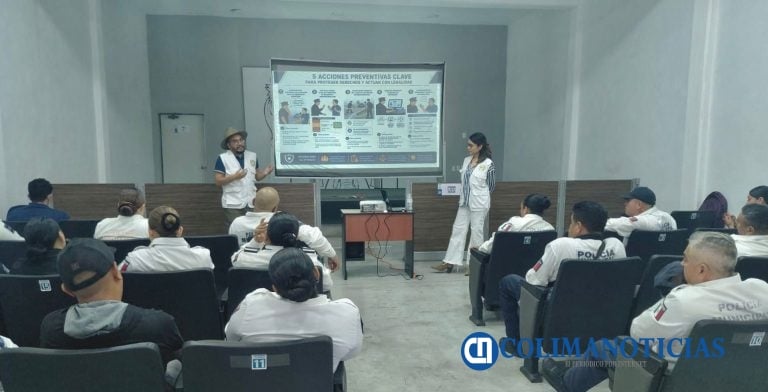 Capacita Ayuntamiento de Colima a personal operativo de la Policía Municipal