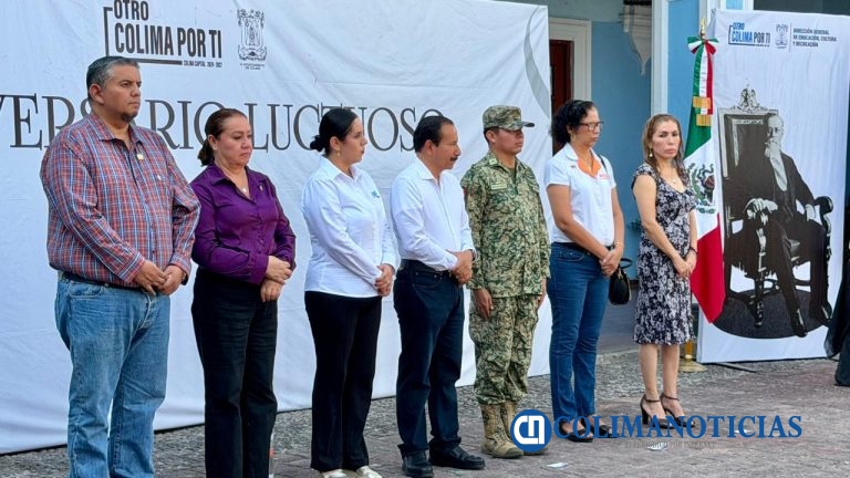 El Ayuntamiento de Colima, rinde homenaje al Gral. V. Carranza, en el 106 aniversario luctuoso