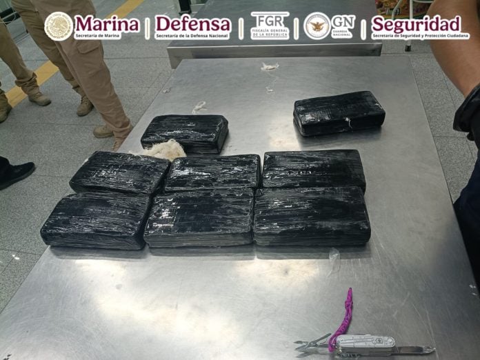 En la aduana del AICM, autoridades federales aseguran más de 8 kilos de cocaína ocultos en una silla de ruedas
