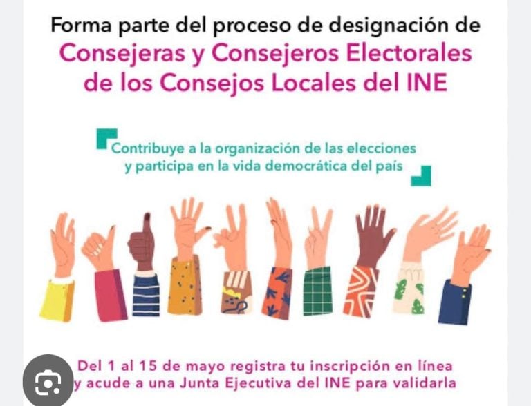 Este 15 de mayo cierra convocatoria del INE para consejeros en Colima