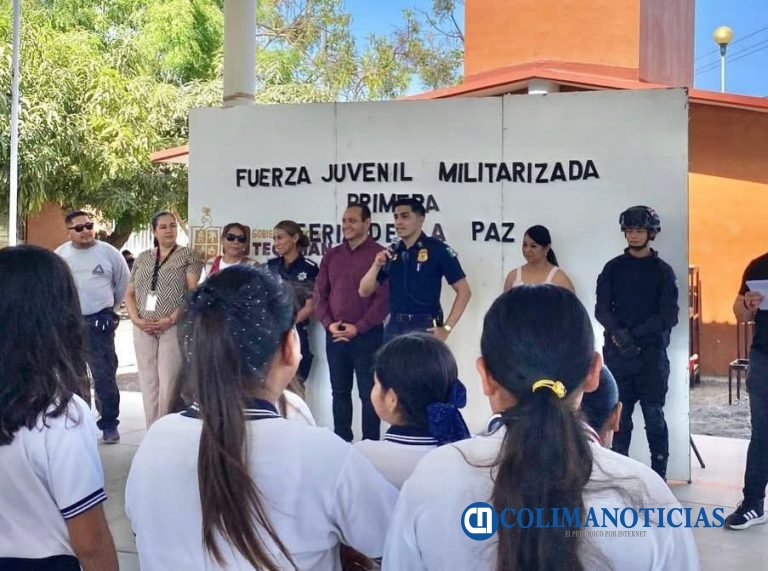 Fuerza Juvenil Militarizada y cuerpos de emergencia fortalecen cultura de paz en primaria