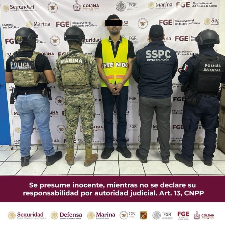 Mesa de Coordinación Estatal informa detención de generador de violencia en Colima