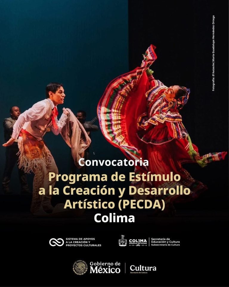 Cultura publica la convocatoria PECDA Colima 2026; entregarán 29 estímulos de hasta 70 mil pesos para artistas y creadores colimenses