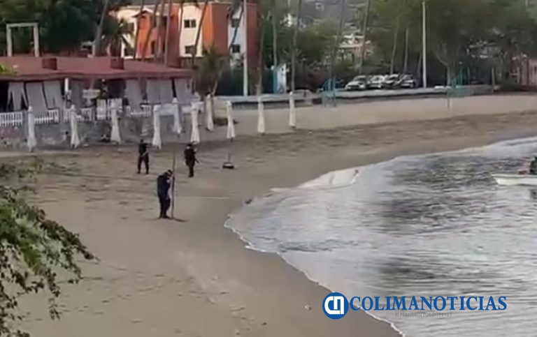 Localizan un cuerpo en la playa de San Pedrito en Manzanillo