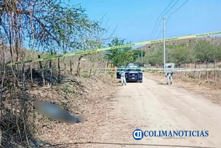 Localizan a un hombre muerto por el camino al ejido Veladero de los Otates de Manzanillo