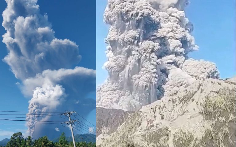 Erupción del volcán Dukono en Indonesia deja tres senderistas muertos y 17 rescatados