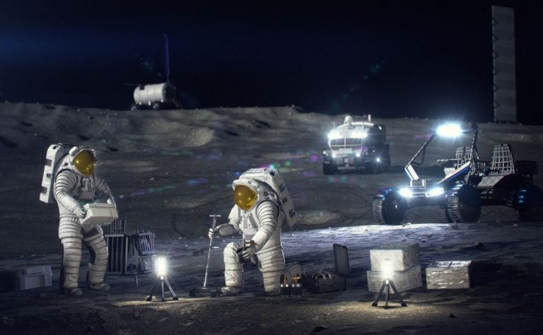 NASA y Blue Origin arrancarán este año la construcción de una base en la Luna