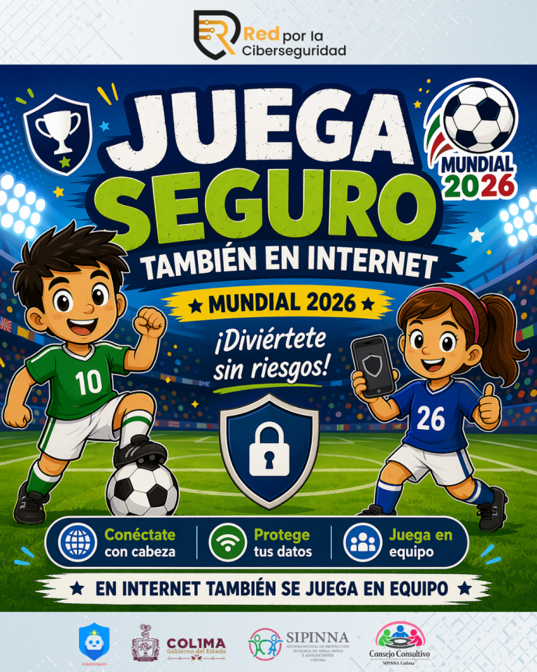 “Revisa la jugada antes de hacer clic”: Lanzan campaña nacional para proteger a la niñez en internet durante el Mundial