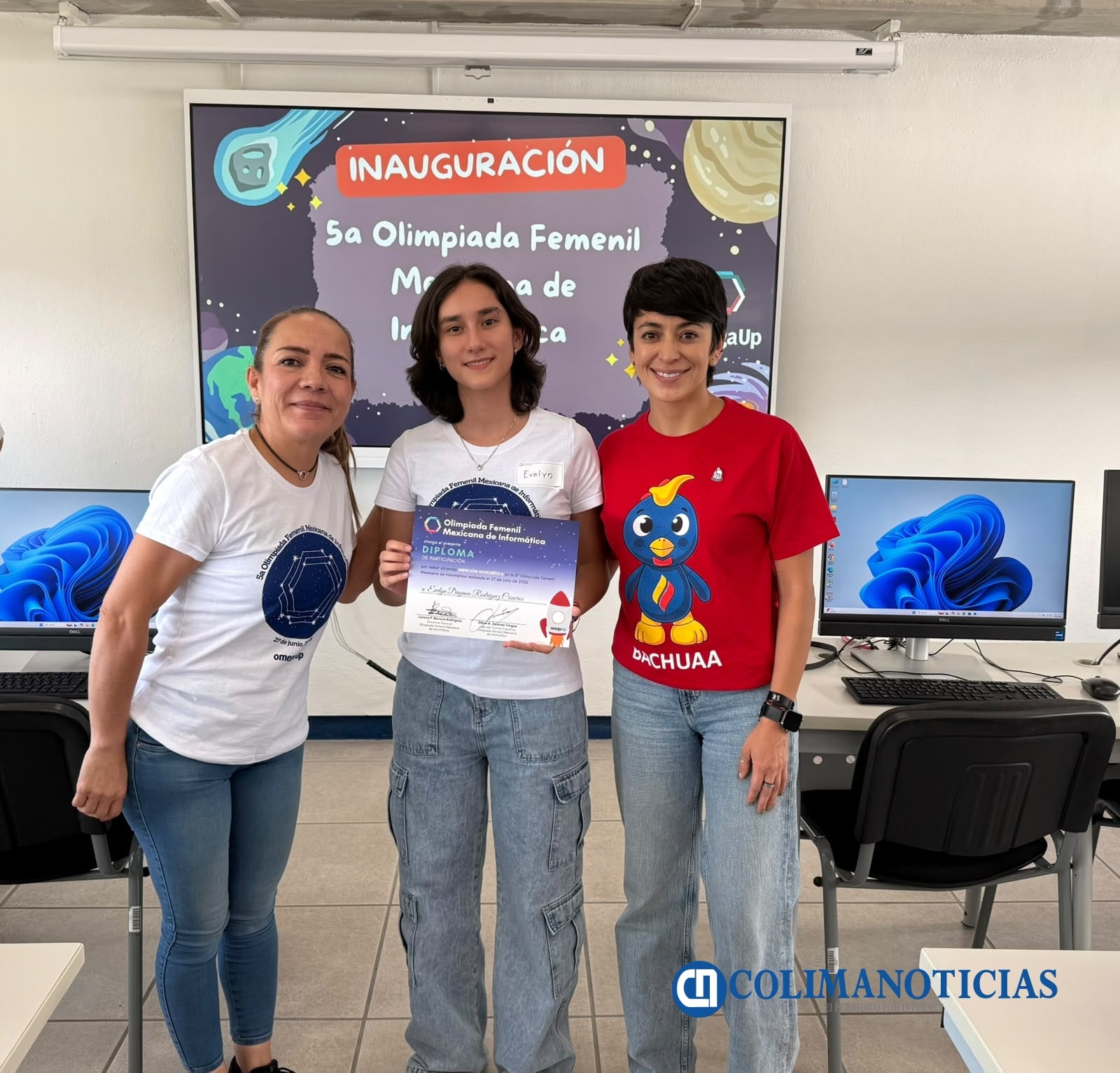 Alumna del Bach 25 gana plata en Olimpiada Nal de Informática