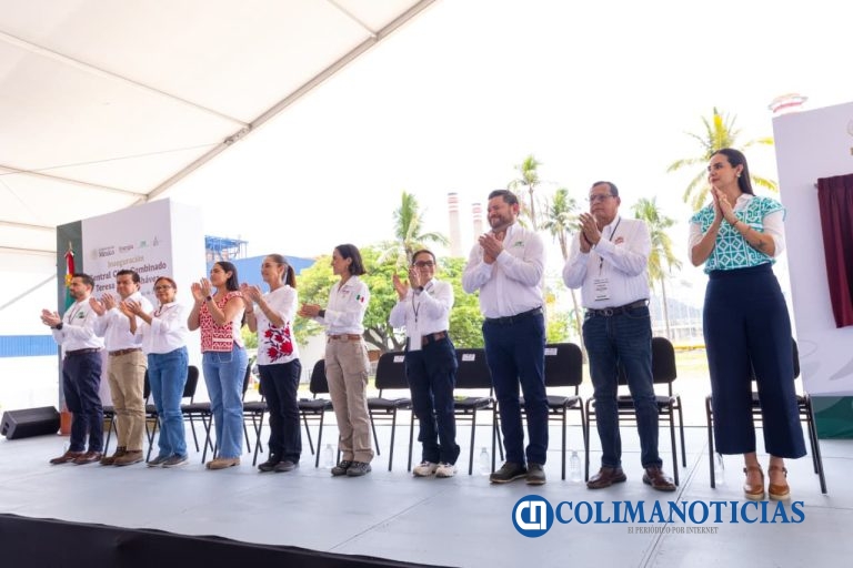 Sheinbaum e Indira inauguraron la Central de Ciclo Combinado de la CFE en Manzanillo