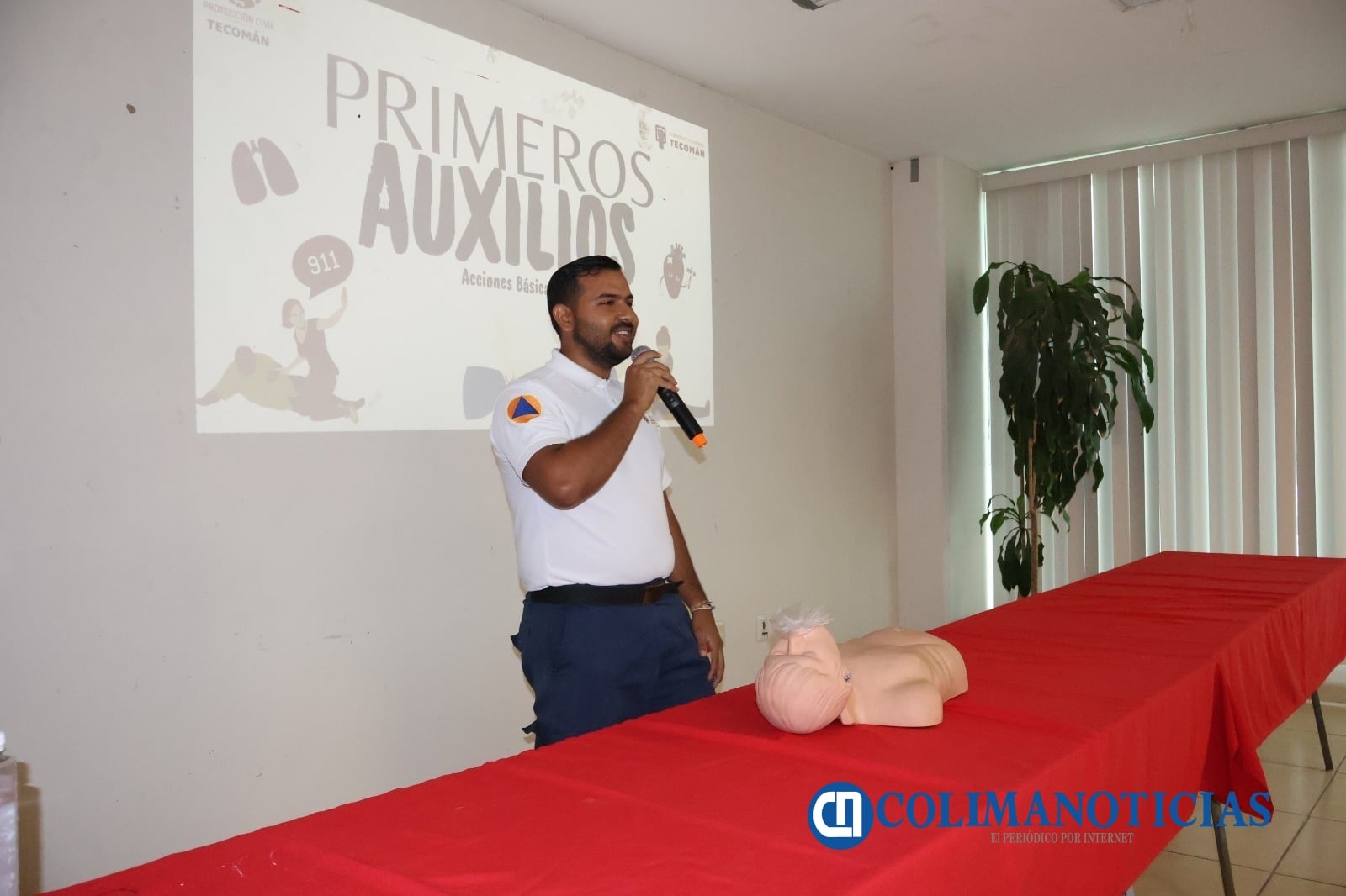 Capacitan a personal de CADI y Estancia Infantil de Suchitlán en prevención y atención de emergencias