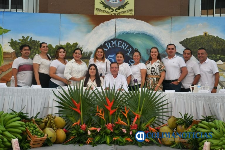 Conmemoran el LIX Aniversario de la Elevación de Armería a Municipio con Sesión Solemne de Cabildo