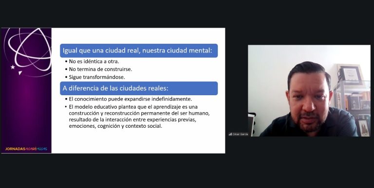La tarea del docente es ayudar a que estudiantes construyan su propia ciudad mental: César Augusto