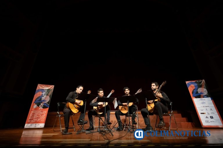 Ofrece repertorio nacional e internacional el   Cuarteto de México, en Guitarromanía 2026