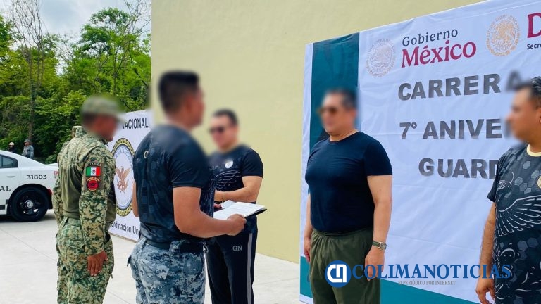 Cientos de colimenses participan en carrera conmemorativa de la Guardia Nacional