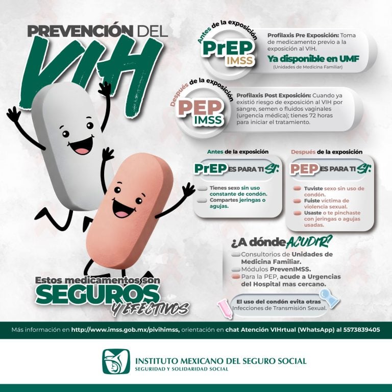 Fortalece IMSS Colima acciones de prevención del VIH con disponibilidad de Profilaxis Post Exposición (PEP)