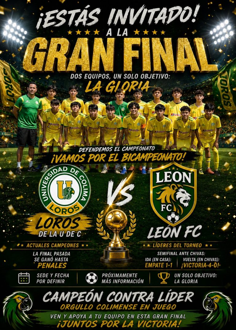 Loros UdeC y León Colima disputarán la final de la Categoría Juvenil A